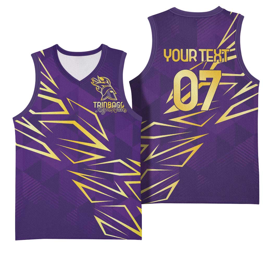 Afro-Trinbago Cricket Custom Basketball Jersey TKR Quadruple Champion LT7