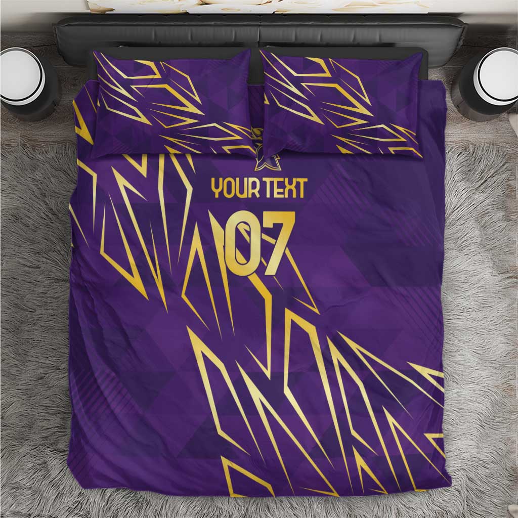 Afro-Trinbago Cricket Custom Bedding Set TKR Quadruple Champion - African Pride