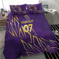 Afro-Trinbago Cricket Custom Bedding Set TKR Quadruple Champion - African Pride