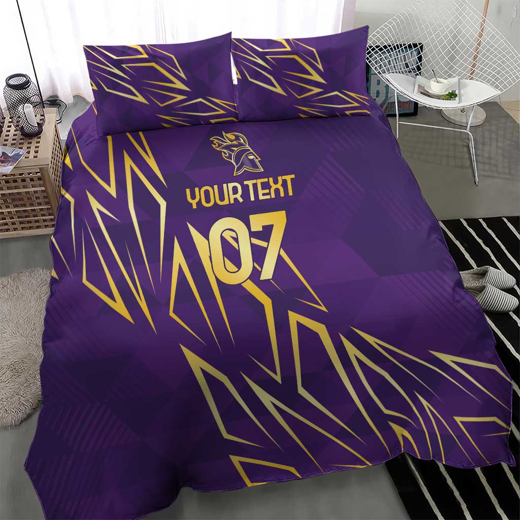 Afro-Trinbago Cricket Custom Bedding Set TKR Quadruple Champion - African Pride