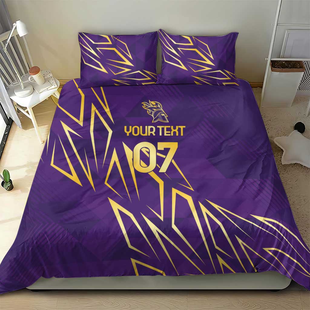 Afro-Trinbago Cricket Custom Bedding Set TKR Quadruple Champion - African Pride