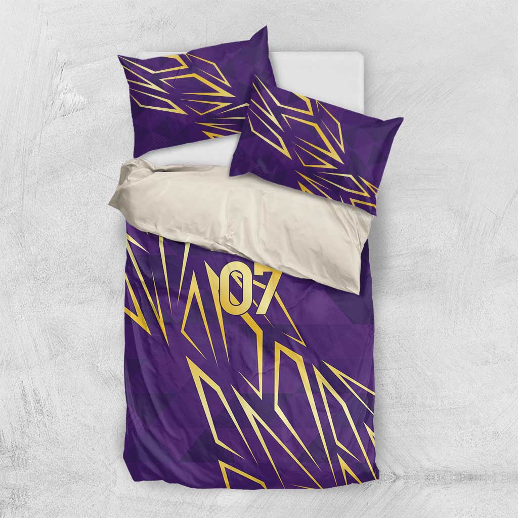 Afro-Trinbago Cricket Custom Bedding Set TKR Quadruple Champion - African Pride