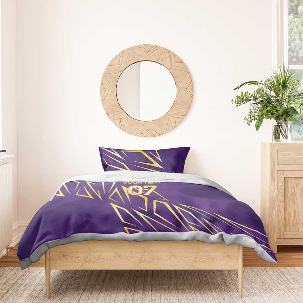 Afro-Trinbago Cricket Custom Bedding Set TKR Quadruple Champion - African Pride
