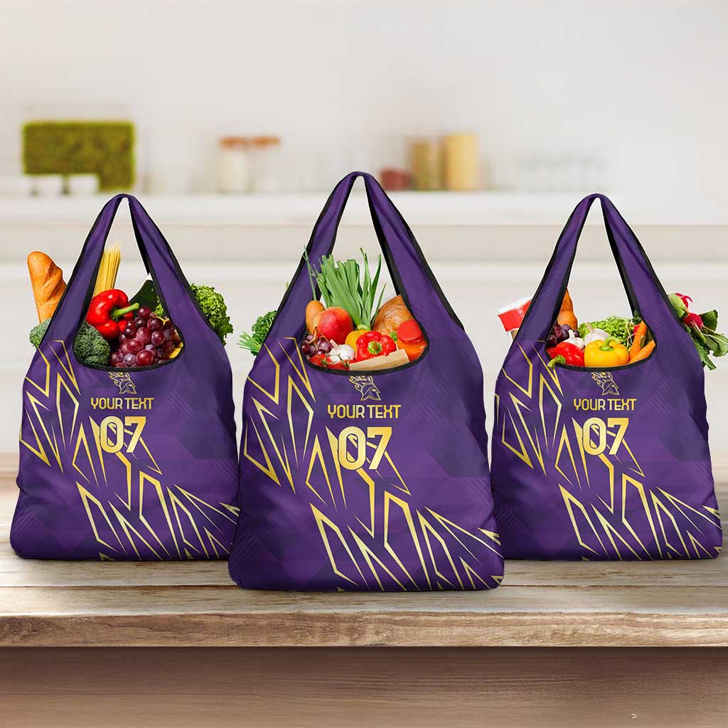 Afro-Trinbago Cricket Custom Grocery Bag TKR Quadruple Champion - African Pride