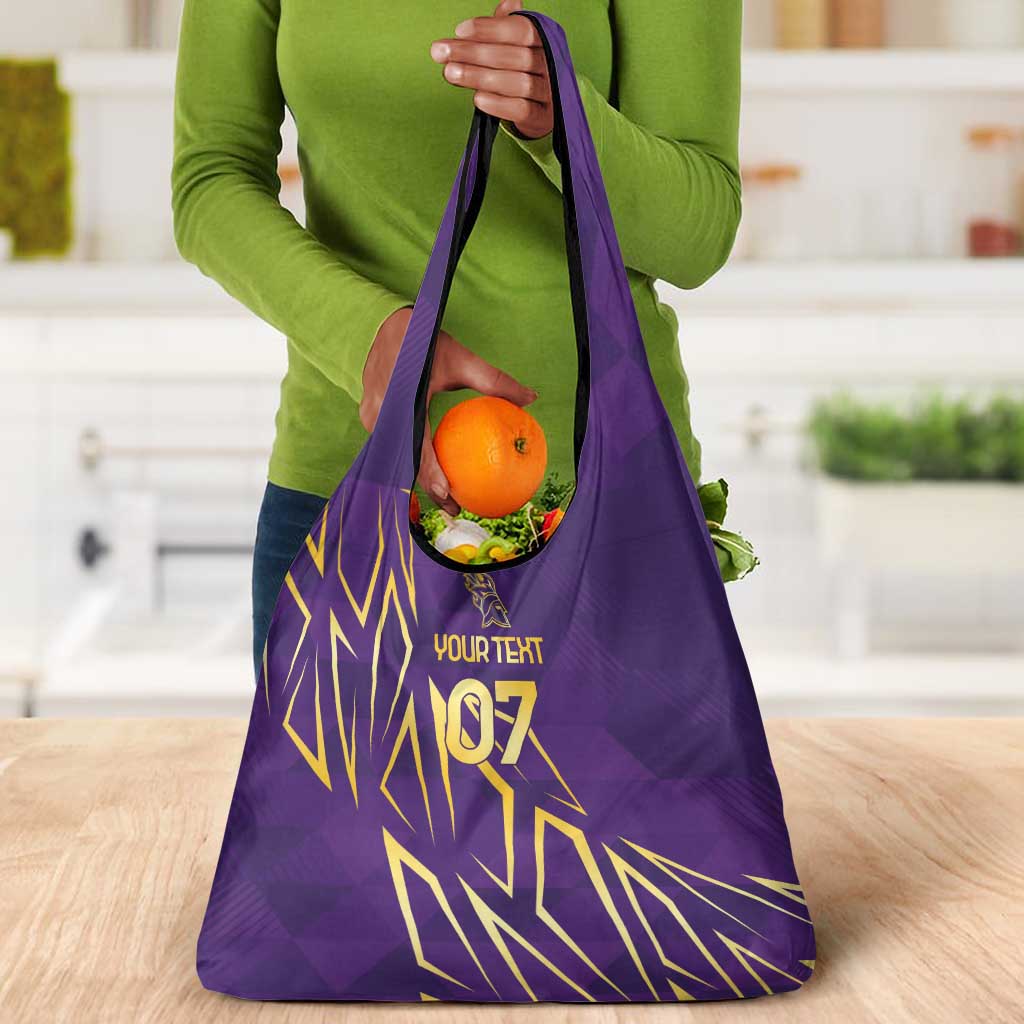 Afro-Trinbago Cricket Custom Grocery Bag TKR Quadruple Champion - African Pride