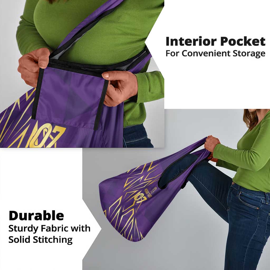 Afro-Trinbago Cricket Custom Grocery Bag TKR Quadruple Champion - African Pride
