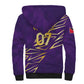 Afro-Trinbago Cricket Custom Sherpa Hoodie TKR Quadruple Champion - African Pride