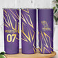 Afro-Trinbago Cricket Custom Skinny Tumbler TKR Quadruple Champion - African Pride