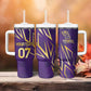 Afro-Trinbago Cricket Custom Tumbler With Handle TKR Quadruple Champion - African Pride