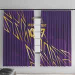Afro-Trinbago Cricket Custom Window Curtain TKR Quadruple Champion - African Pride