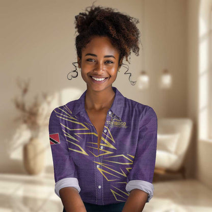 Afro-Trinbago Cricket Custom Women Casual Shirt TKR Quadruple Champion - African Pride