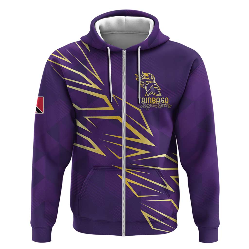 Afro-Trinbago Cricket Custom Zip Hoodie TKR Quadruple Champion - African Pride