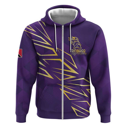 Afro-Trinbago Cricket Custom Zip Hoodie TKR Quadruple Champion - African Pride