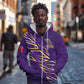 Afro-Trinbago Cricket Custom Zip Hoodie TKR Quadruple Champion - African Pride