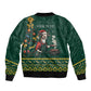 Personalised South Africa Bomber Jacket Springbok Christmas Braai