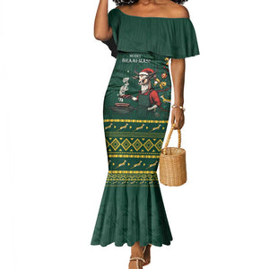 Personalised South Africa Mermaid Dress Springbok Christmas Braai