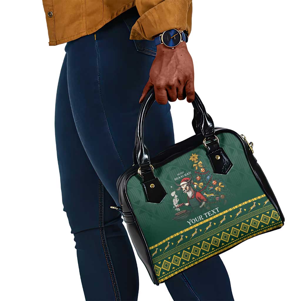 Personalised South Africa Shoulder Handbag Springbok Christmas Braai