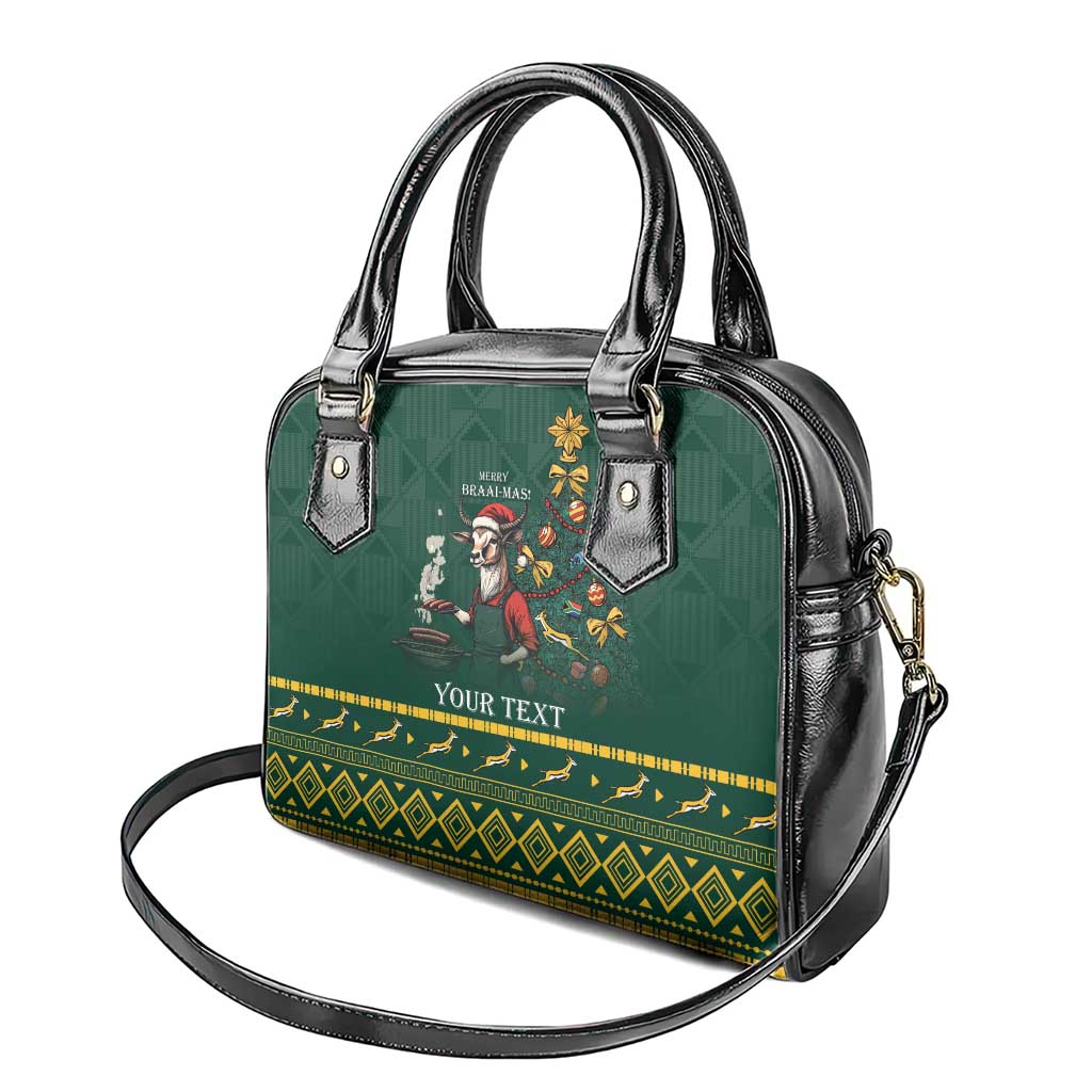 Personalised South Africa Shoulder Handbag Springbok Christmas Braai