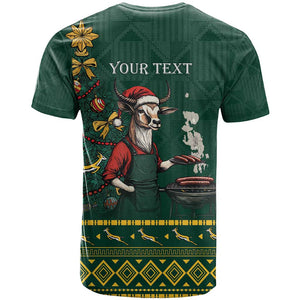 Personalised South Africa T shirt Springbok Christmas Braai