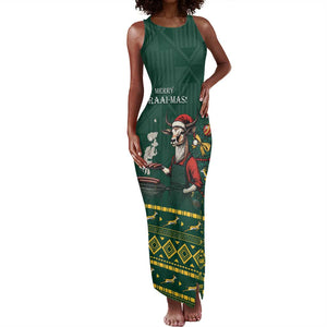 Personalised South Africa Tank Maxi Dress Springbok Christmas Braai