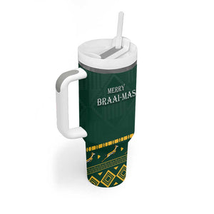 Personalised South Africa Tumbler With Handle Springbok Christmas Braai