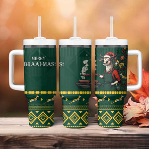 Personalised South Africa Tumbler With Handle Springbok Christmas Braai