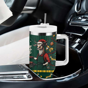 Personalised South Africa Tumbler With Handle Springbok Christmas Braai