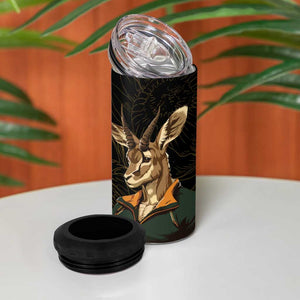 South Africa Bokke Personalised 4 in 1 Can Cooler Tumbler Mascot Dynamic