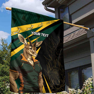 South Africa Bokke Personalised Garden Flag Mascot Dynamic