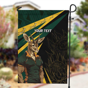 South Africa Bokke Personalised Garden Flag Mascot Dynamic