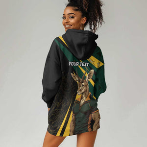 South Africa Bokke Personalised Hoodie Dress Mascot Dynamic