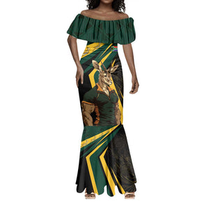 South Africa Bokke Personalised Mermaid Dress Mascot Dynamic