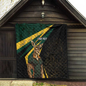 South Africa Bokke Personalised Quilt Mascot Dynamic