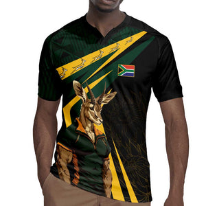 South Africa Bokke Personalised Rugby Jersey Mascot Dynamic