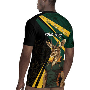 South Africa Bokke Personalised Rugby Jersey Mascot Dynamic