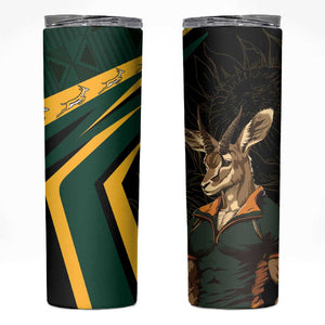 South Africa Bokke Personalised Skinny Tumbler Mascot Dynamic