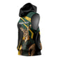 South Africa Bokke Personalised Sleeveless Hoodie Mascot Dynamic - African Pride