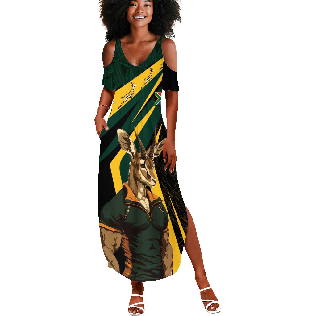 South Africa Bokke Personalised Summer Maxi Dress Mascot Dynamic