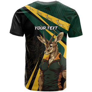 South Africa Bokke Personalised T shirt Mascot Dynamic