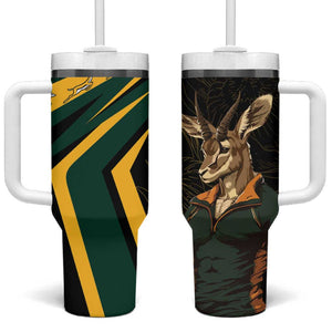 South Africa Bokke Personalised Tumbler With Handle Mascot Dynamic