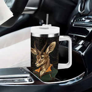 South Africa Bokke Personalised Tumbler With Handle Mascot Dynamic