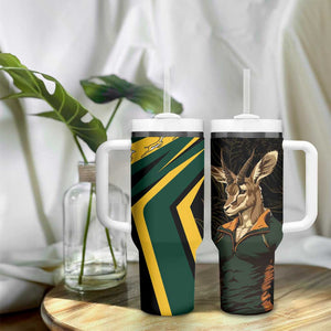 South Africa Bokke Personalised Tumbler With Handle Mascot Dynamic