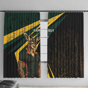 South Africa Bokke Personalised Window Curtain Mascot Dynamic