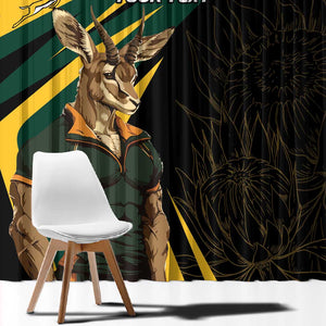 South Africa Bokke Personalised Window Curtain Mascot Dynamic