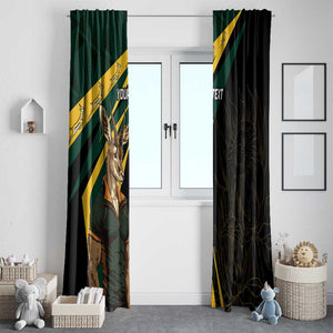 South Africa Bokke Personalised Window Curtain Mascot Dynamic