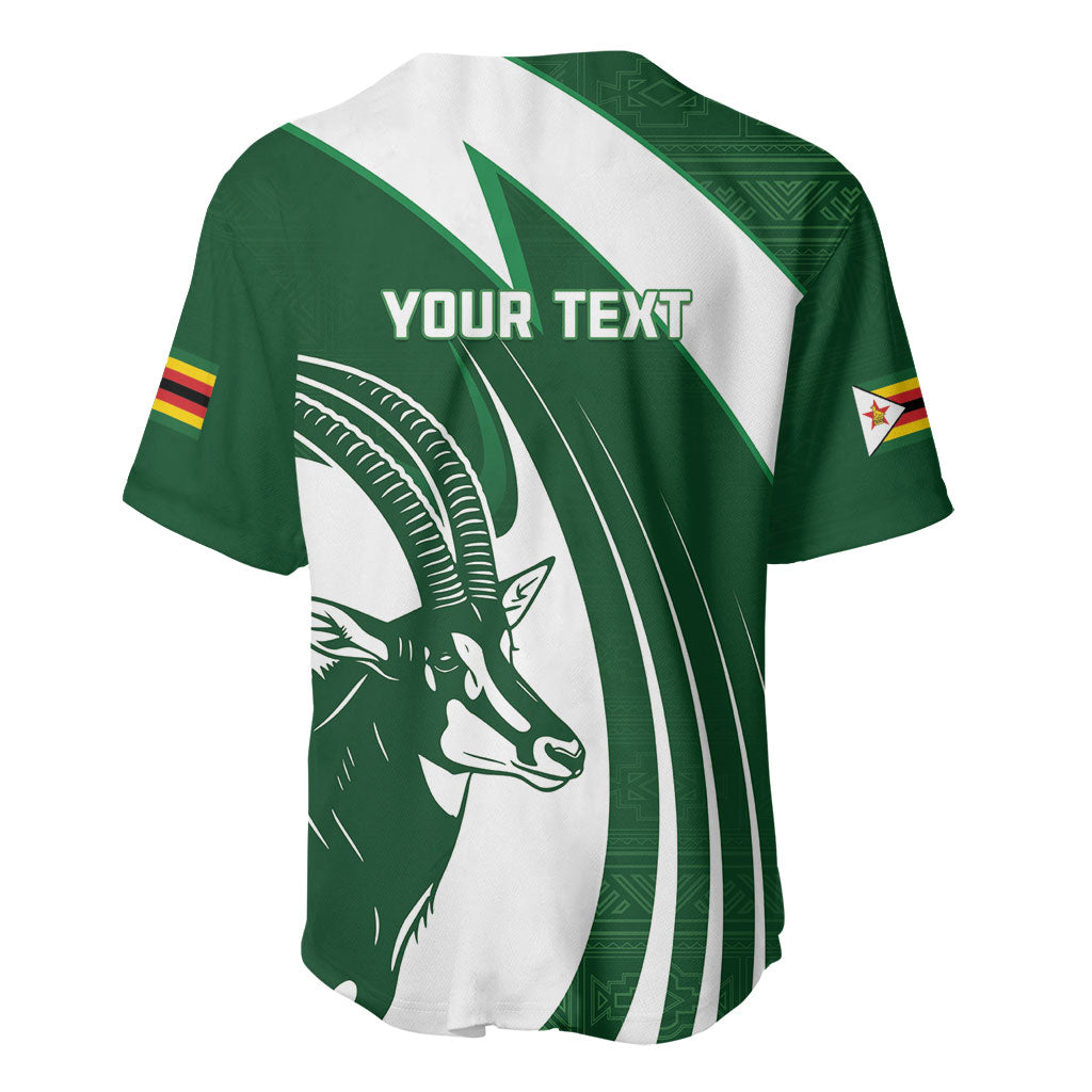 Zimbabwe Sables Afro Batik Personalized Baseball Jersey
