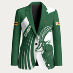 Zimbabwe Sables Afro Batik Personalized Blazer