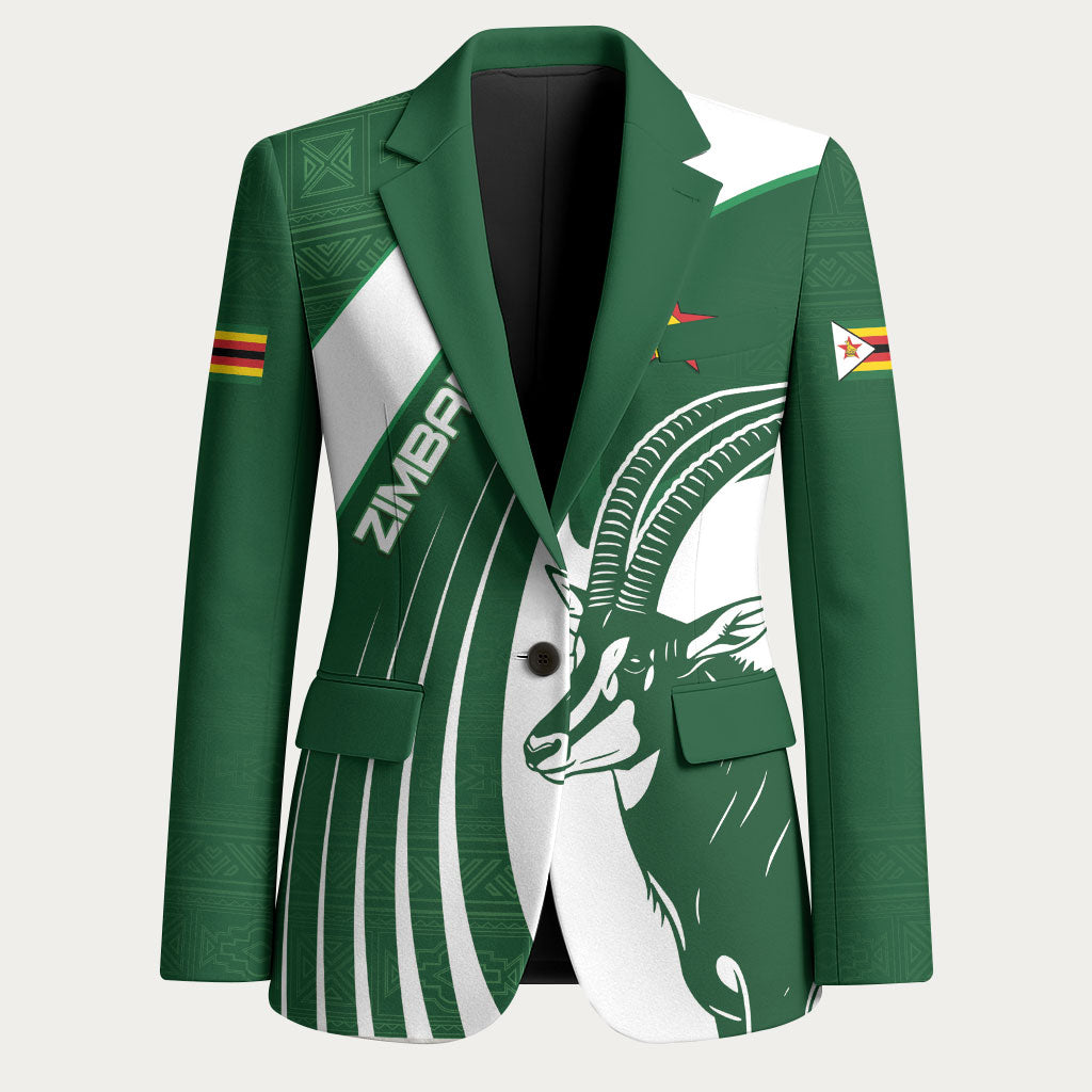 Zimbabwe Sables Afro Batik Personalized Blazer