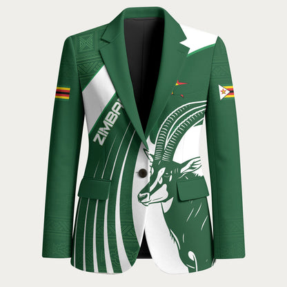 Zimbabwe Sables Afro Batik Personalized Blazer