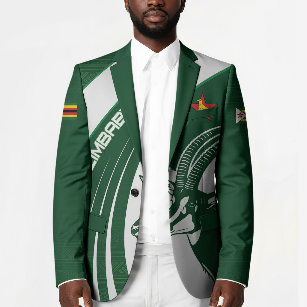 Zimbabwe Sables Afro Batik Personalized Blazer